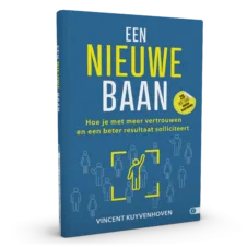 Bekijk deze Boekenkaft van boek Een nieuwe baan. van Vincent Kuyvenhoven